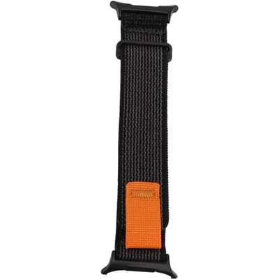 Nylon Lussenband Polsband voor Galaxy Watch 7 Ultra 47mm Vervanging Sport Horlogeband voor Mannen Vrouwen zwart