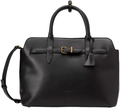 Marc O'Polo handtas schoudertas Gigi Shopper Black zwart