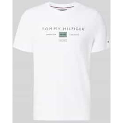 T-shirt Korte Mouw Tommy Hilfiger BRAND LOVE MONO STACK TEE