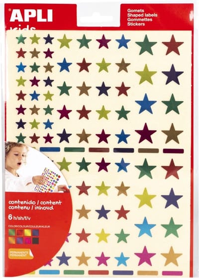 APLI Kids |  Metallic Stickers Sterren