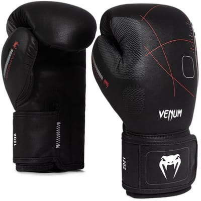 Venum Tactical XT Bokshandschoenen Zwart Vuurrood - 14 OZ