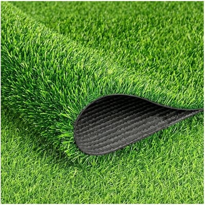 Kunstgras Rol - Buiten Tapijt - Tuin Decoratie - Met Drainagegaten - 6.5x6.5ft - Groen