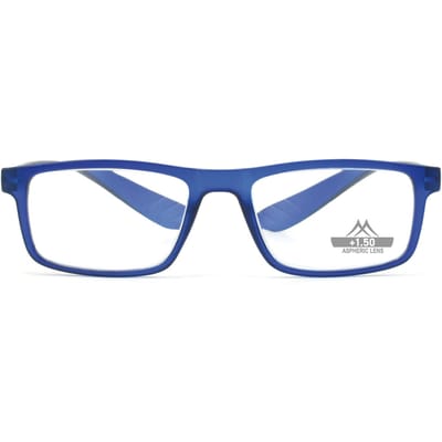 Montana MNR3B Leesbril nekhanger Blauw +1.00 - Rechthoekig - Lange poten