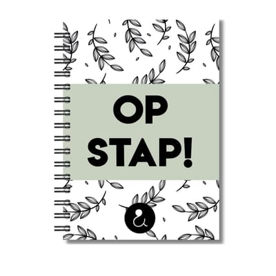Op Stap Boekje | Uitjes Invulboek Kind | Dagjes Weg Herinneringen Boek | Botanical Groen