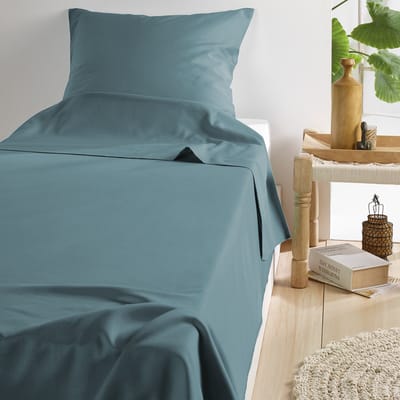 De Witte Lietaer Lakenset Olivia - Eenpersoons - 180 x 280 cm - Groen - Satijnkatoen