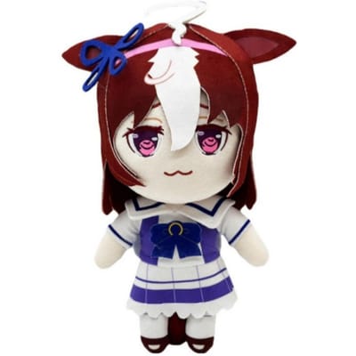 Kawaii Uma Musume Knuffel Tokai Teio Anime Pretty Derby Personage Speelgoed Agnes Tachyon Tokai Teio Personage Pop Verjaardagscadeau 23cm brown