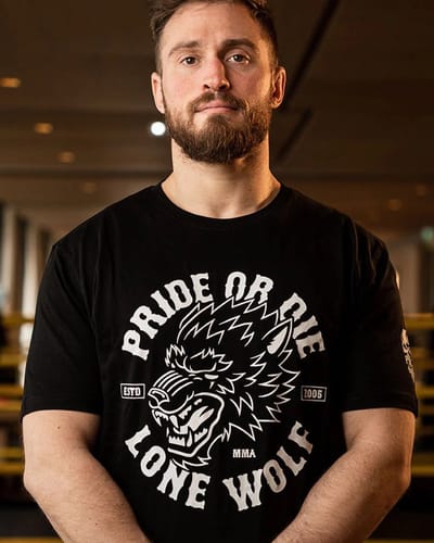 PRIDE or Die T-Shirt LONE WOLF Zwart - XXL