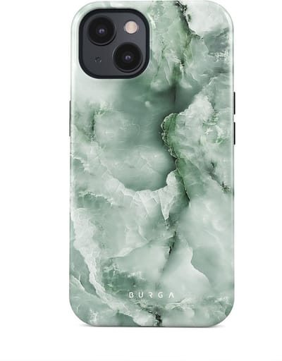 BURGA Telefoonhoesje voor iPhone 15 - Schokbestendige Hardcase Hoesje - Pistachio Cheesecake