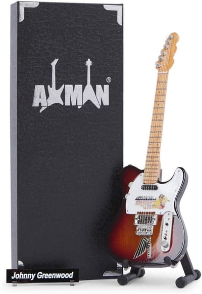 Miniatuur Gitaar Replica - Muziek Geschenken - Decoratie - Handgemaakte Versiering - 29x12x5 cm