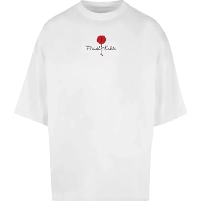 T-shirt Merchcode Frida Kahlo - Logo rose Huge