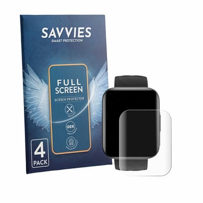 Savvies - Screenprotector voor Dakofied D1B - Folie Beschermfolie transparant volledig dekking 4 Stuks