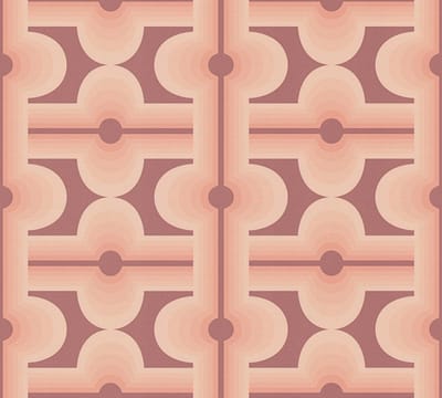 RETRO BEHANG | Grafisch - rood oranje - A.S. Création Retro Chic