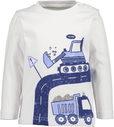 Blue Seven - Jongens shirt - Wit - Maat 86