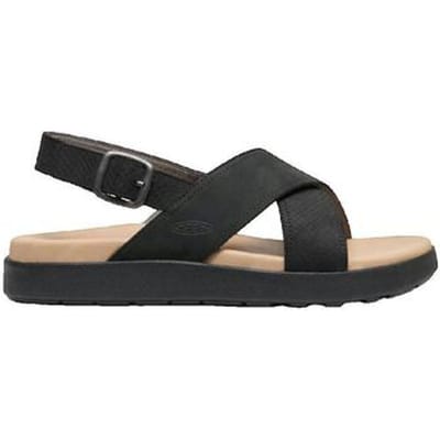 Platte sandalen Keen Sandale Elle Luxe en cuir noir