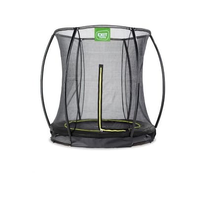 EXIT Silhouette Trampoline ø183cm - met Veiligheidsnet - Inground - Rond - Voor Kinderen - Zwart