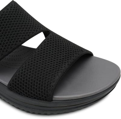 Jana Dames Slipper - 27270-001 Zwart - Wijdte H - Maat 42