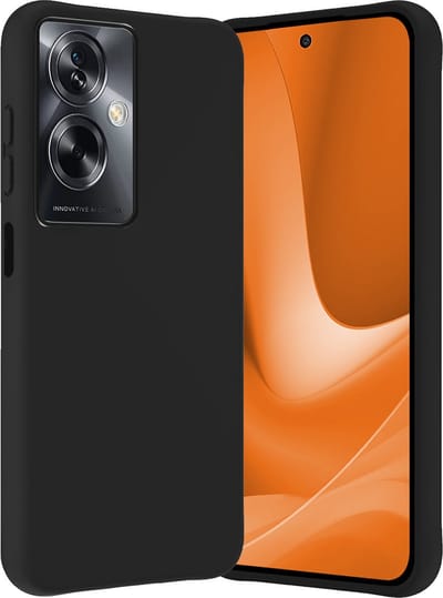 Hoes - Geschikt voor OPPO A79 - Sterk & Shockproof - Hoesje Cover - Siliconen Case - Zwart