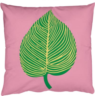 Sierkussens - Kussentjes Woonkamer - 50x50 cm - Illustratie - Blad - Minimalistisch - Groen