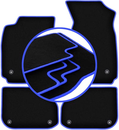 CARLUX-BLUE automatten voor: Audi A4 B5 sedan, stationwagen, avant (1995-1999)