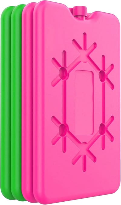 SnelShoppen - Ice block voor koelbox – set van 2/4/8 stuks, 200 ml koelelementen voor koelbox, lichtgewicht en duurzaam, perfect voor camping, picknic