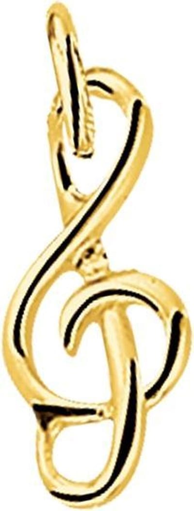 Marie Celeste hanger muzieksleutel - Goud