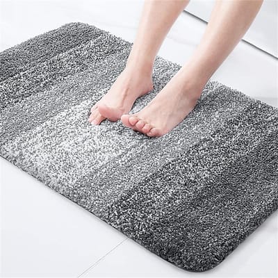 Luxe Badkamerkleed Voetmat Extra Zacht Absorberend Microvezel Badkleden Antislip Pluche Shaggy Tapijt voor Badkamer Douche Bad Vloer 400MMx600MM