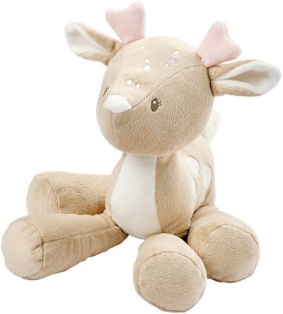 Nattou FanFan Knuffel hertje - 30 cm - Zachte baby knuffel - Baby cadeau - Beige
