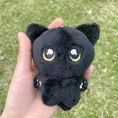 Porte-clés Peluches Kawaii Dessin Animé Pendentif Accessoires Sac Fans Cadeau gray