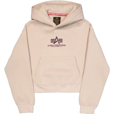 Gestreepte hoodie met pofmouwen voor dames Alpha Industries Basic