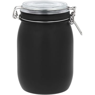 SILVERCREST Voorraadpot 1 L, zwart (Luchtdichte deksel)