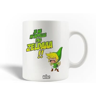 Mug en Céramique The Legend of Zelda Je ne m'appelle pas Zeldaaa!!!