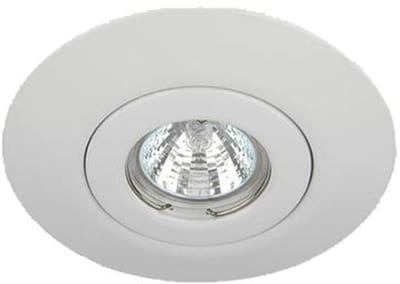 Set van 6 GU10- en MR16-spots met witte afwerking
