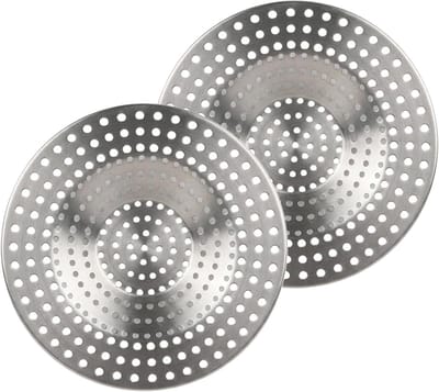 Afvoerzeef Douche - Haarzeef Keuken - Verstopping Voorkomen - Roestvrij Staal - 2 Stuks 89cm - Zilverkleurig