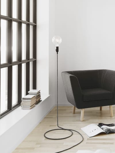 Design House Stockholm - Cord Lamp vloerlamp - Vloerlamp 38 x 130 cm - zwart