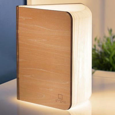 Gingko Smart Booklight Lamp - Oplaadbaar - Esdoorn