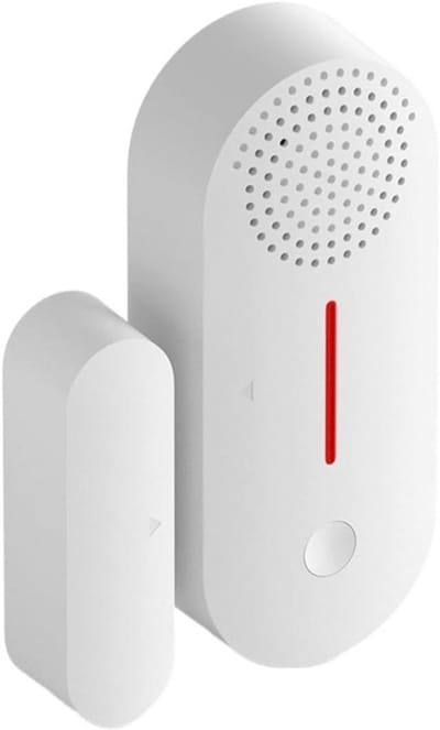 Draadloos Alarmsysteem - Deursensor Sirene - Huis Beveiligen - 100DB Geluidsalarm - 10 Stuks - Wit