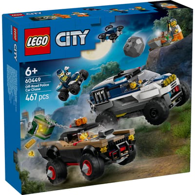 LEGO 60449 City Vehicle Offroad  politieachtervolging