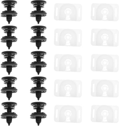 Dailygoods- Deurpaneel Clip Set van 10 - Bevestiging - Compatibel met