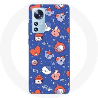 Coque pour Xiaomi Mi 12 / 12X BTS Bangtan Sonyeondan BT21 Noël 2023