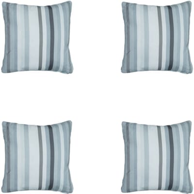Madison - Sierkussen Righe grey - Ca. 50x50 cm - Set van 4