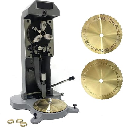 Graveermachine Binnenring - Sieraad Personaliseerder - Ringen Bewerken - Dubbelzijdige Letterplaat - 1.5-2.0mm Tekst - Metaal