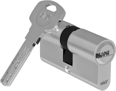 Veiligheidscilinder - Slotcilinder - Voordeur Beveiligen - 10-pins anti-pick - 30/30 mm - Nikkel