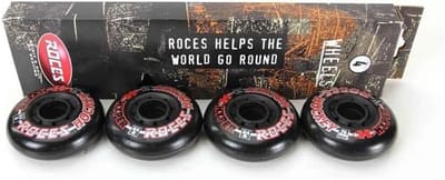 Roces Hockey Wiel - Inline Skate Wiel - Roller Hockey - Hyper Hockey - 76 mm - Zwart