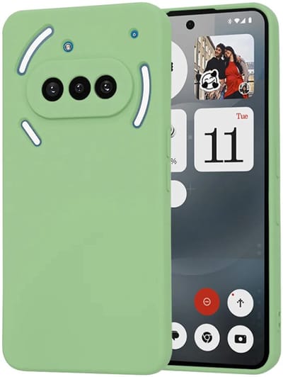 Hoesje geschikt voor Nothing Phone (3a) - Techsuit Soft Flex Silicone Back Cover - Mint Green