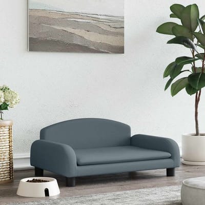 Vidaxl Hondenkussen, Donkergrijs, 70X45X30 Cm, Bekleed met Stof