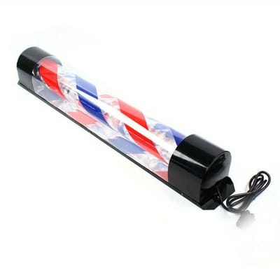 DIMICO - Kapper Reclamebord - Barber Pole - Kapperszaak Uithangbord - Kapsalon Buitenlamp - Salon Verlichting - LED - Roterend