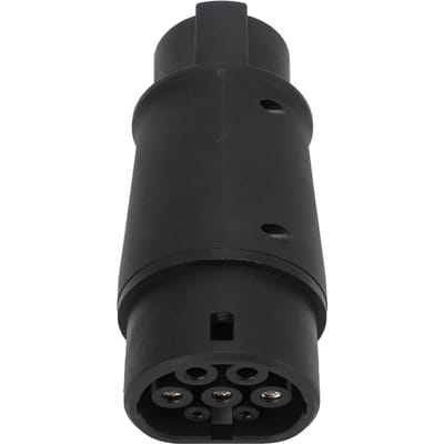 EV Oplaadconnector Elektrische Voertuigen Oplaadadapter Type 1 naar Type 2 IP54 Bescherming 16A32A black