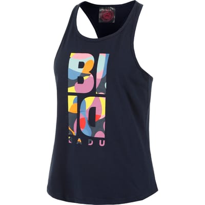 BIDI BADU Twiggy Chill Tanktop Dames-Donkerblauw,Veelkleurig