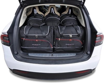 Tesla Model X 2016+ Trunk Reistassen 5-delig Organizer Weekendtassen Auto Interieur Accessoires