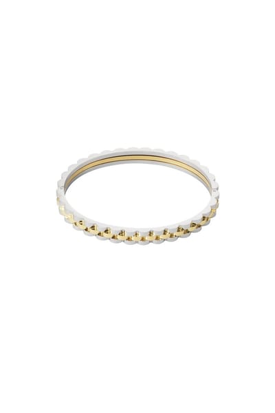 Goudlief.nl schakel bangle armband - verkleurt niet - roestvrij staal